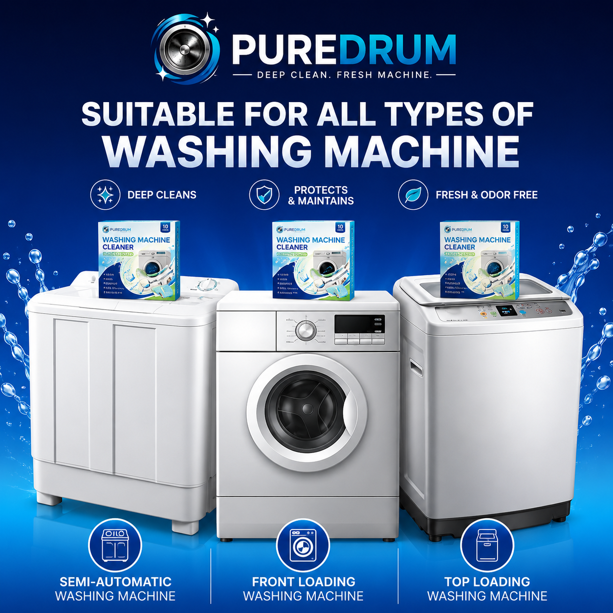 PureDRUM Premium Washing Machine Tablets