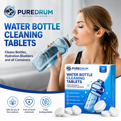 PureDRUM Premium Bottle Cleaning Tablets