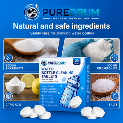 PureDRUM Premium Bottle Cleaning Tablets